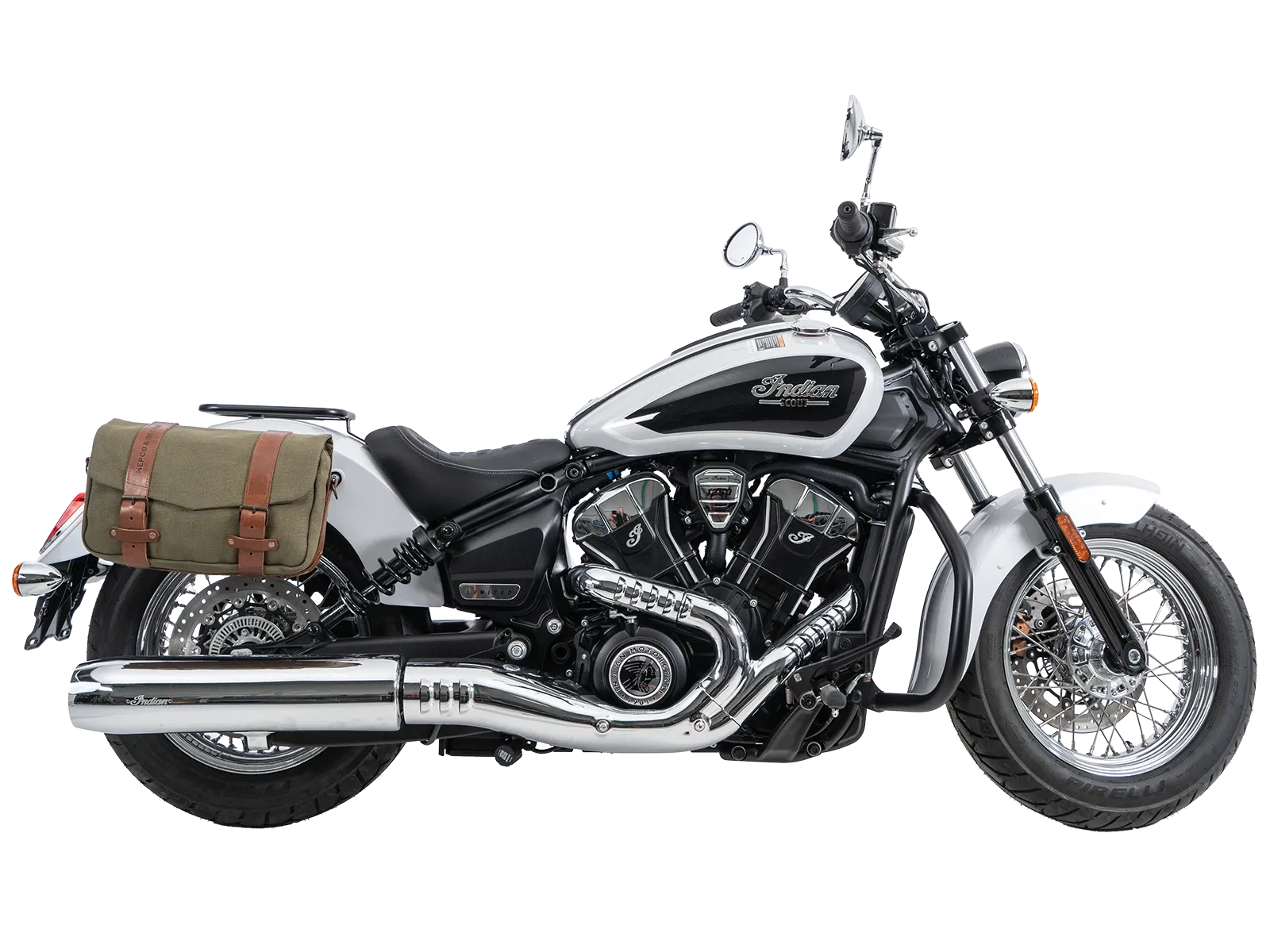 C-Bow Seitenträger chrom für Indian Scout Sixty Classic (25-) Hepco & Becker