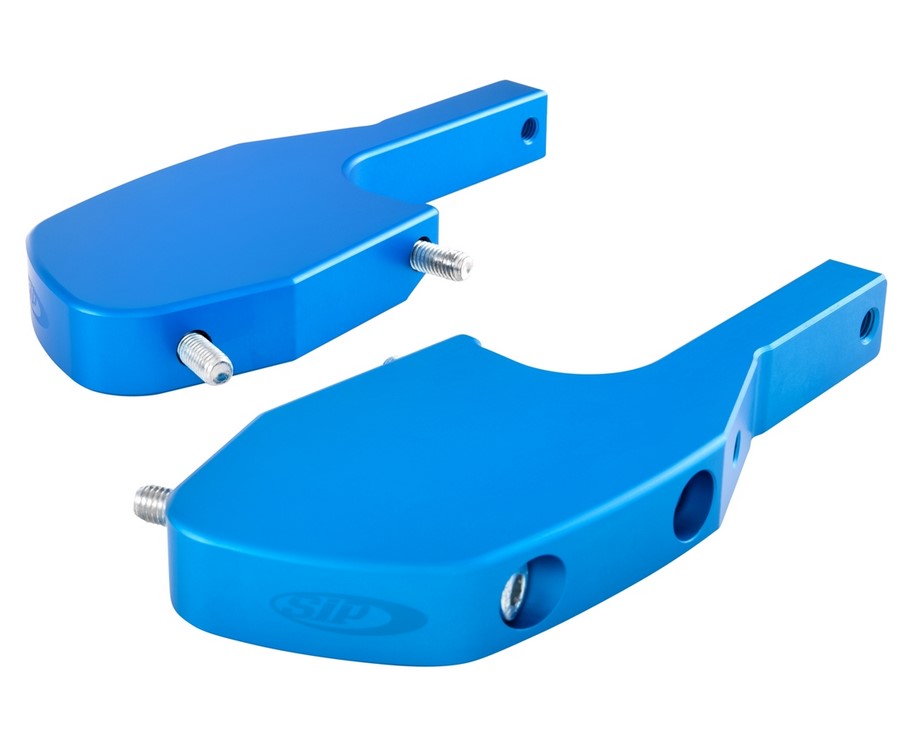Fußrastenadapter Sozius für Vespa GTS/​GTS Super/​GTV/​GT 60/​GT/​GT L 125-300ccm, blau matt
