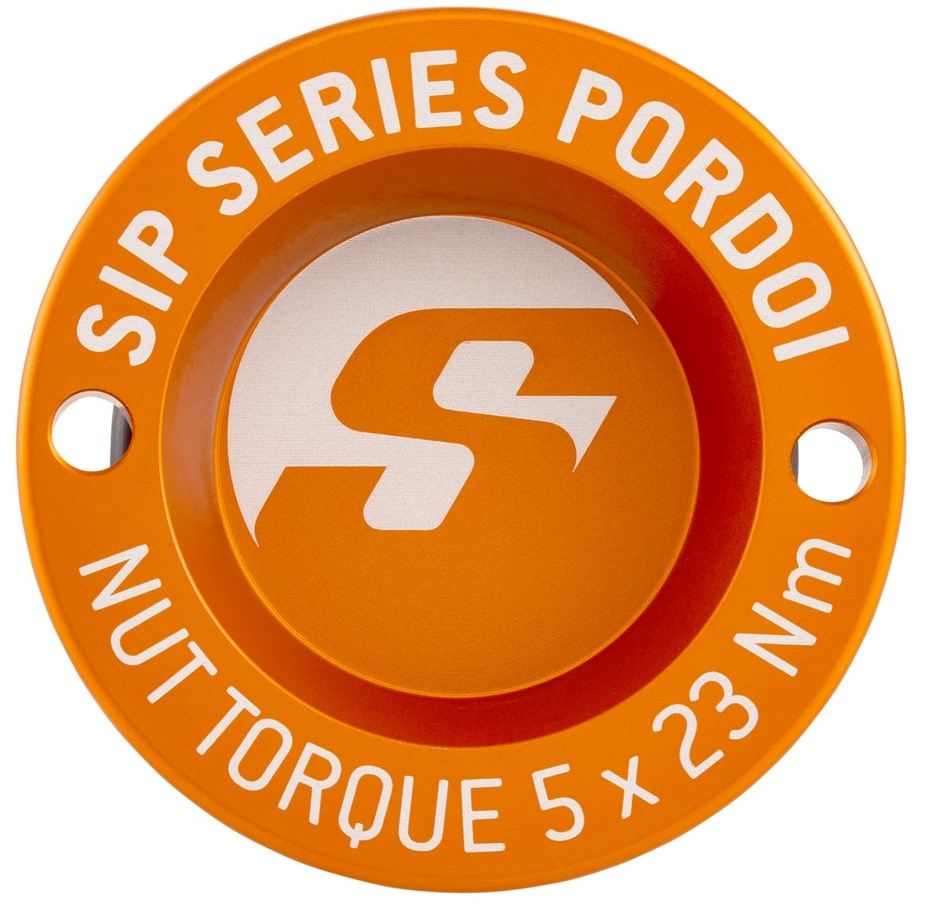 Staubschutzkappe 13" Felge vorne für Vespa GTS/​GTS Super/​GTV/​GT 125-300ccm, orange matt