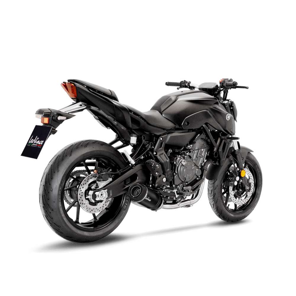LeoVince Komplettanlage LV One Evo für Yamaha MT-07, Carbon, Euro5, ABE, E-Gutachten