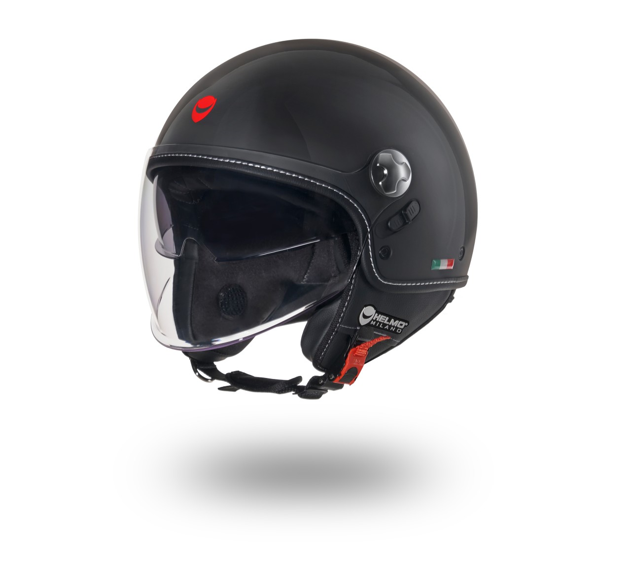 Helmo Milano Demi Jet Eos schwarz glänzend