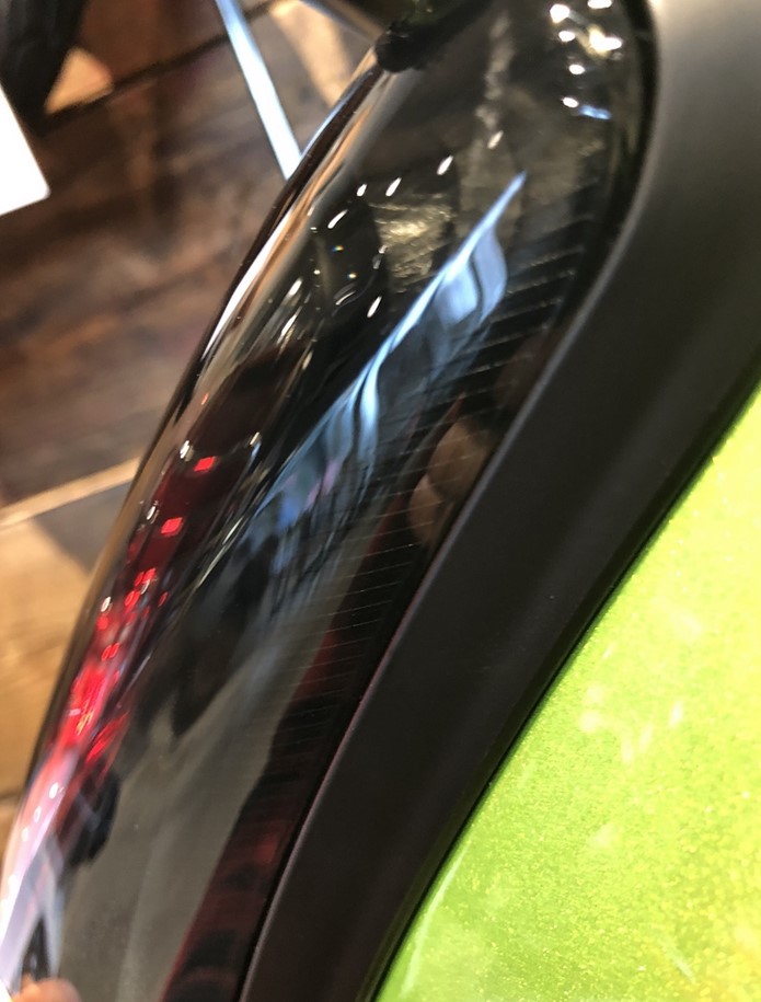 Rahmen Rücklicht Conversion für Vespa GTS/​GTS Super/​GTV 125-300ccm ('14-'18), schwarz matt