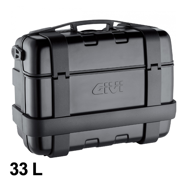 Trekker 33 Liter MONOKEY Koffer mit Alu Cover schwarz Givi