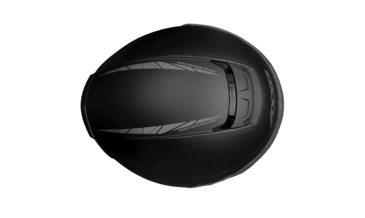 Axxis Integralhelm, Eagle SV Solid, schwarz matt