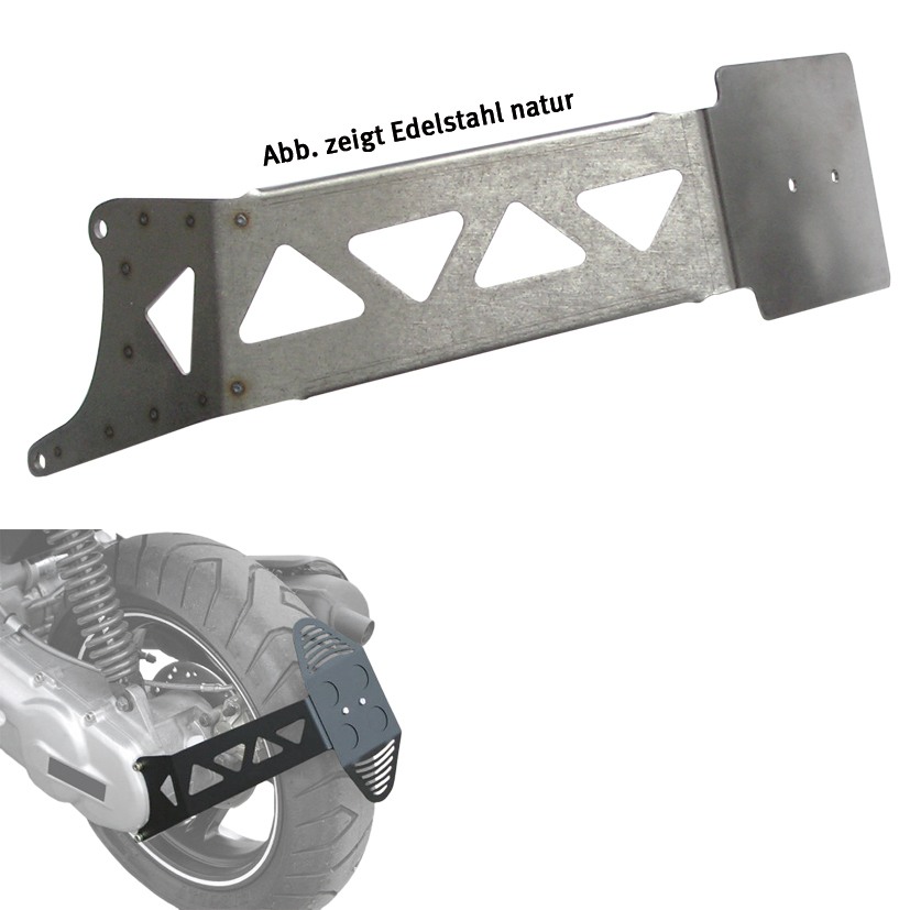 alpha Technik Kennzeichenhalter für versch. Kleinkrafträder/Roller schwarz