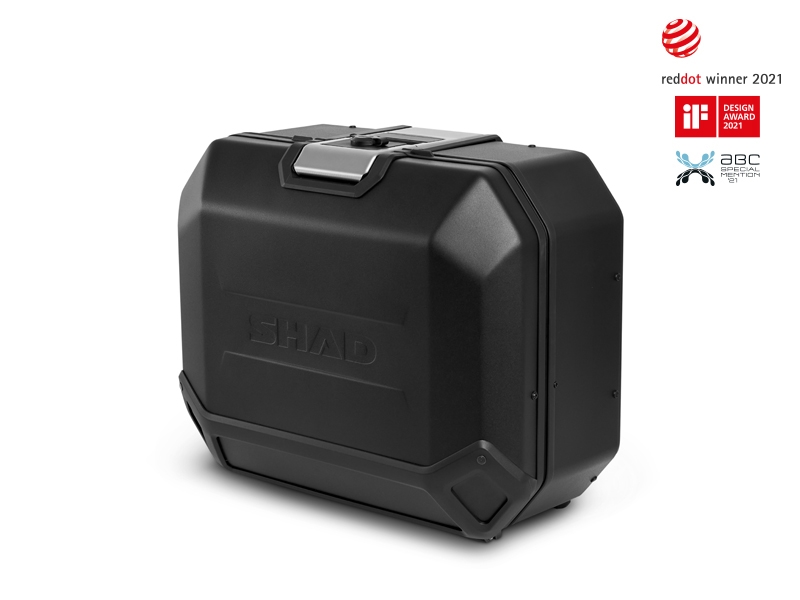 Shad Seitenkoffer Terra TR36, links, Aluminium schwarz, 36 l