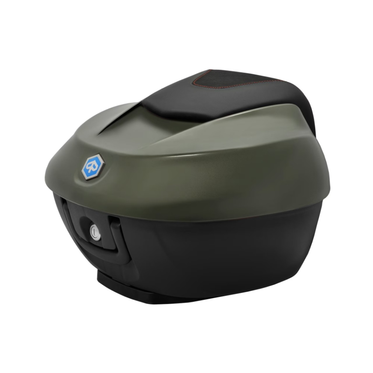 Top Case 36L für Piaggio Beverly HPE 310 / 400 mit lackiertem Deckel - grün 333/A