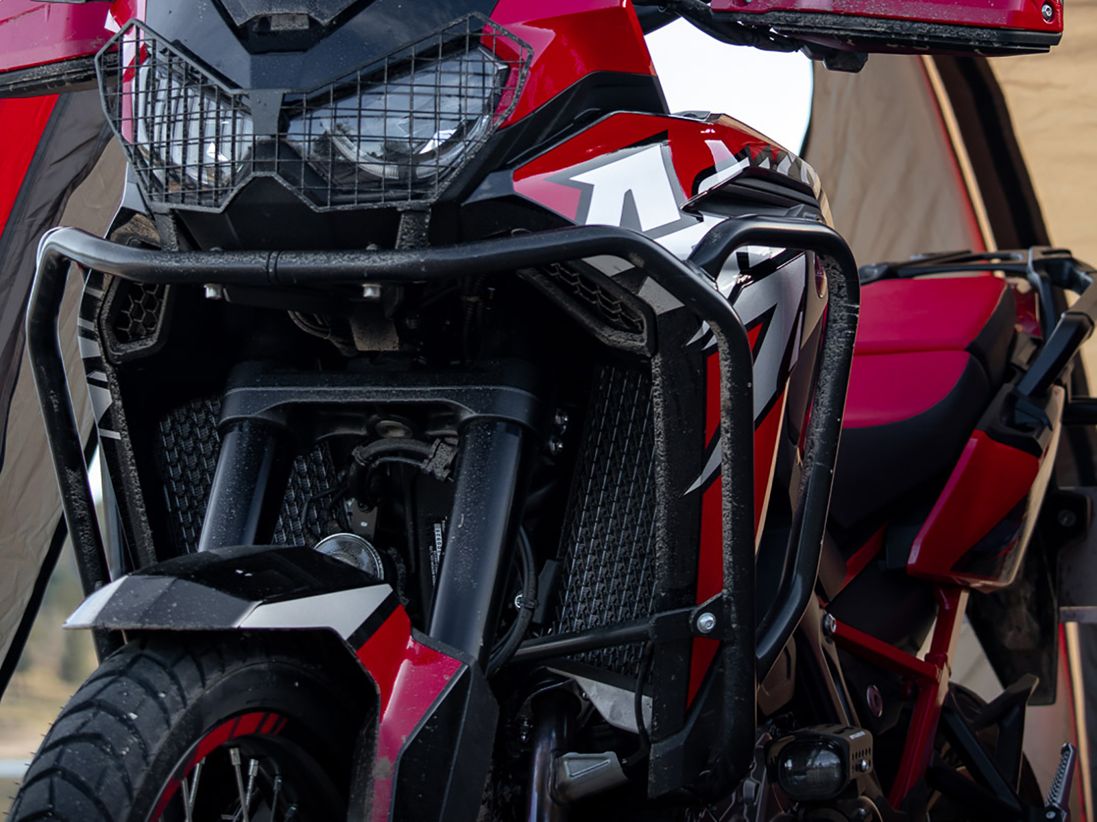 Tankschutzbügel schwarz für Honda CRF 1100 L Africa Twin (20-23) Hepco & Becker