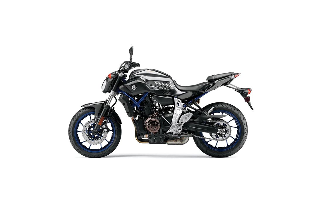 Stompgrip hybrid klar Volcano für Yamaha MT-07 2015-2017