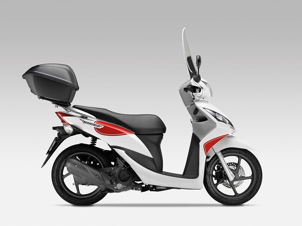 Original Honda Vision50/ Vision110 Aufklebersatz "Sport" rot