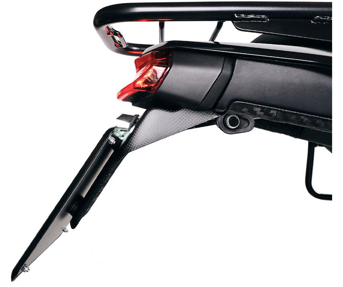 Kurzer Kennzeichenhalter aus Carbon für Yamaha Ténéré 700 (19-24)-