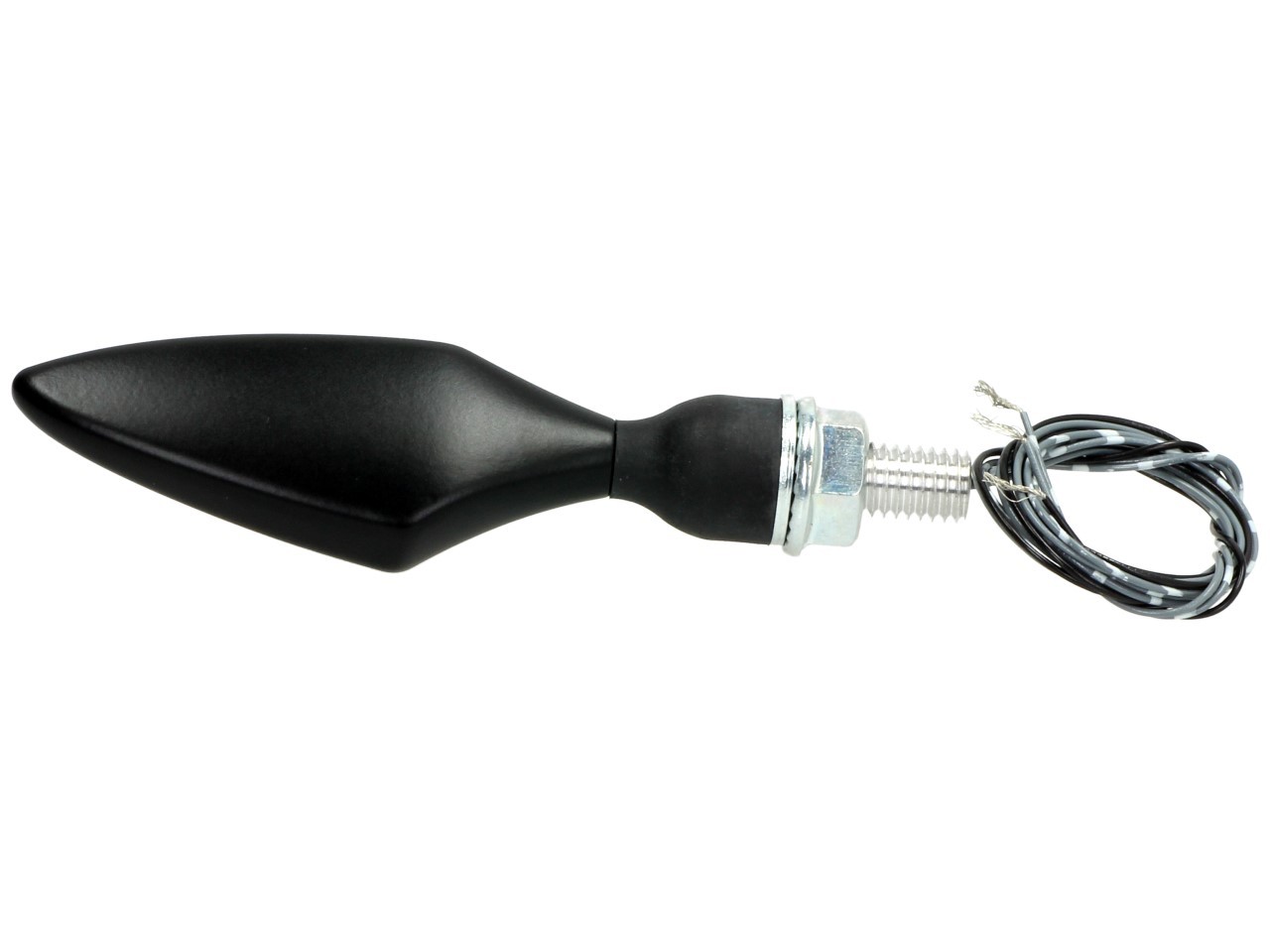 Kellermann Blinker, Rhombus PL, Stahl, LED, vorne links, 12 V, schwarz seidenmatt, E-geprüft
