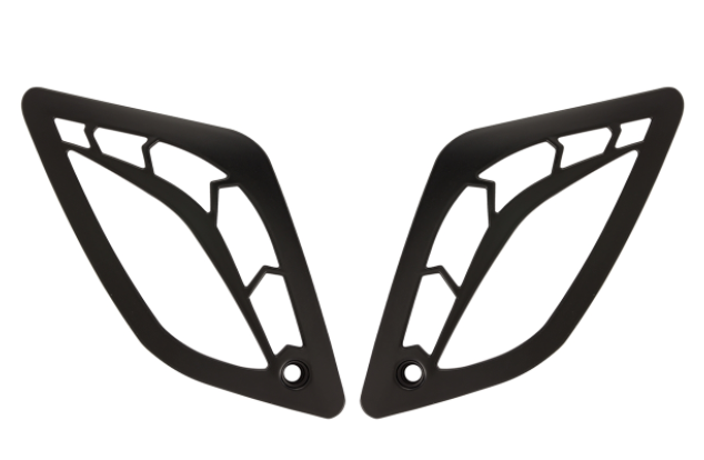 Blinkergitter rechts und links, hinten für Vespa GTS/​GTS Super/​GTV/​GT 60/​GT/​GT L, schwarz matt