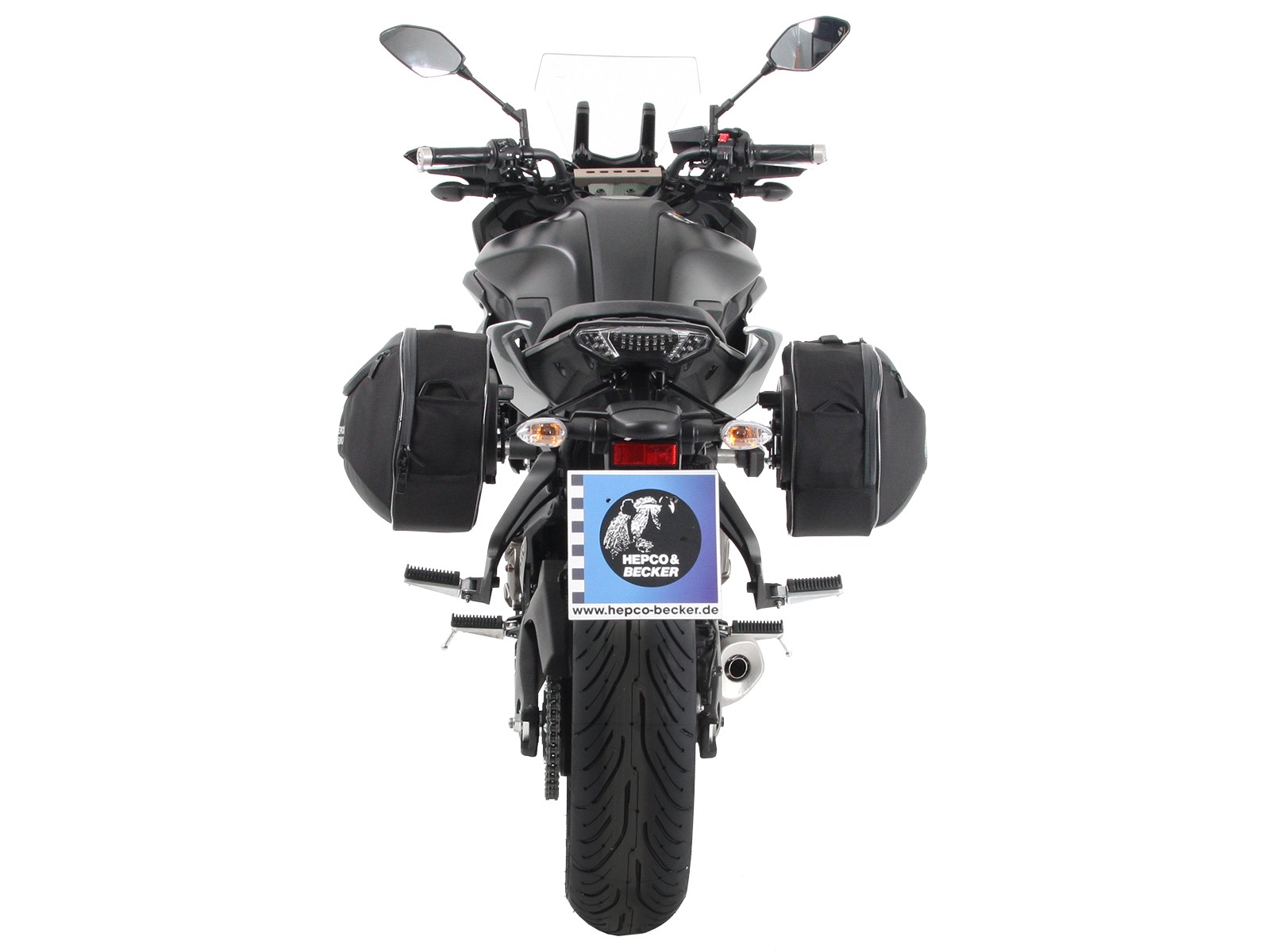 C-Bow Seitenträger schwarz für Yamaha Tracer 700 / Tracer 700 GT (Bj.16-) Hepco & Becker