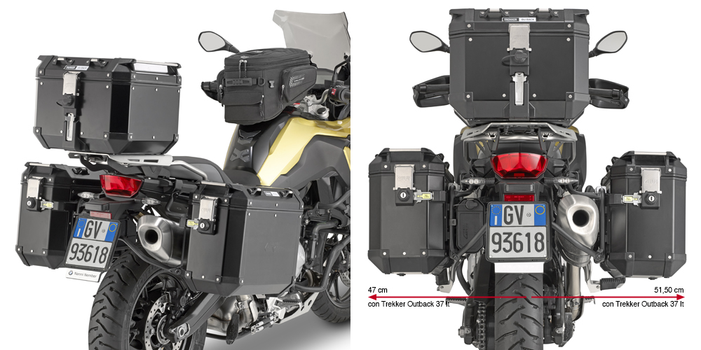 Seitenkofferträger für BMW F 850 GS (BJ. 18-) / BMW F 750 GS (BJ. 18-) Givi