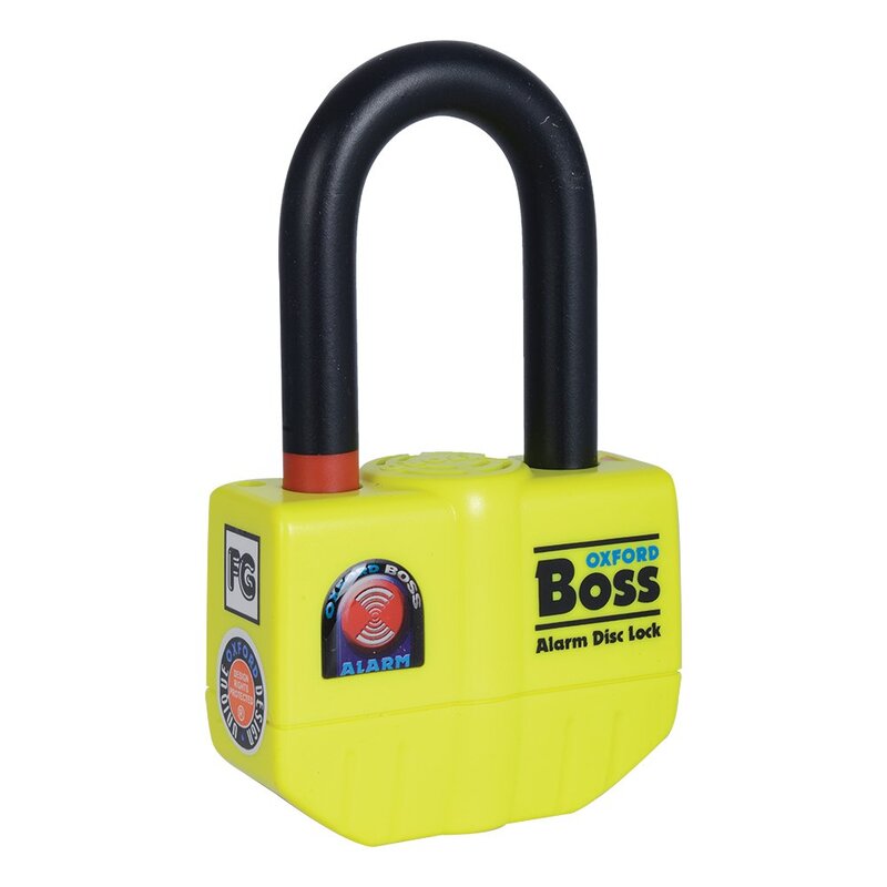 Oxford Boss Alarm 14 mm Bremsscheibenschloss Inkl. 12mm x 2.0m Kette