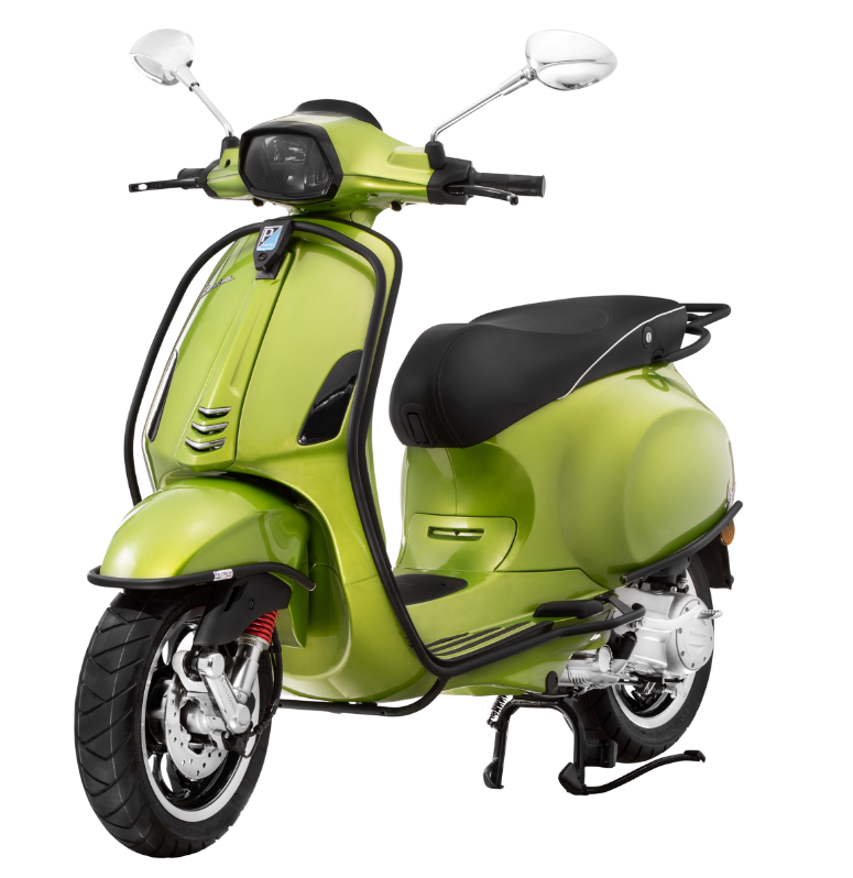 Stoßstange Kotflügel vorne für Vespa Primavera/​Sprint/Elettrica 50-150ccm, schwarz matt