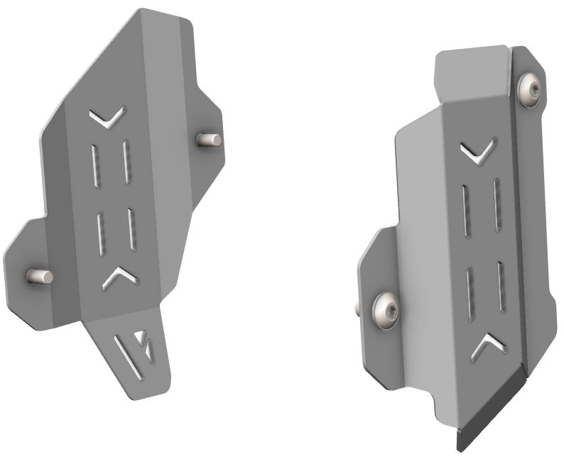 Bremszylinderabeckung silber aus Aluminium für Suzuki V-Strom 800 DE (23-)