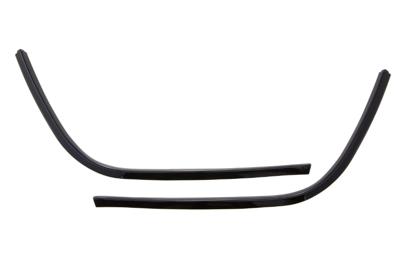 Monoschlitzrohr Beinschild & Trittblech für Elettrica/​Primavera/​Sprint 50-​150ccm, schwarz glänzen