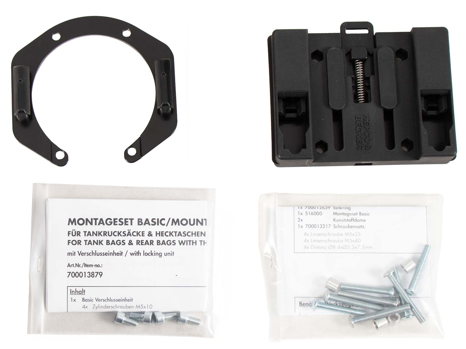 Tankring Basic inkl. Tankrucksackverschlusseinheit für Ducati Multistrada 1200 Enduro (16-18)