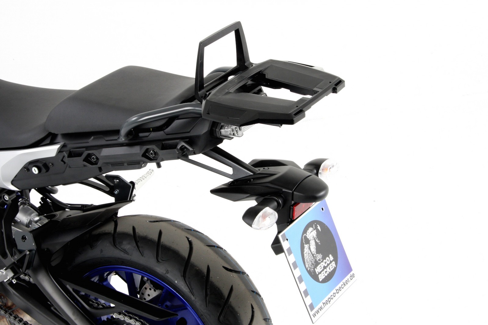 Alurack Topcase-Träger anthrazit für Yamaha MT-09 Tracer ABS (Bj.15-) Hepco & Becker