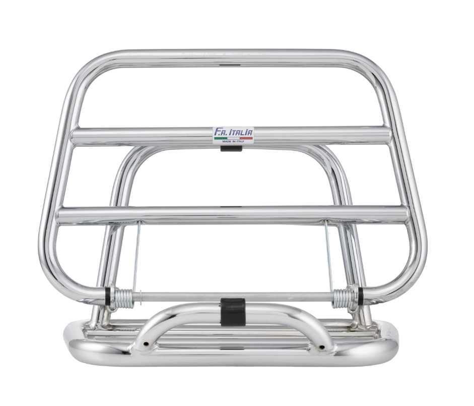 Gepäckträger hinten für Vespa 946 3V i.e. 125ccm, klappbar, chrom