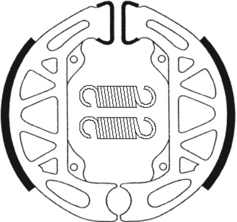 Tecnium Scooter Organische Bremsbacken - BA200