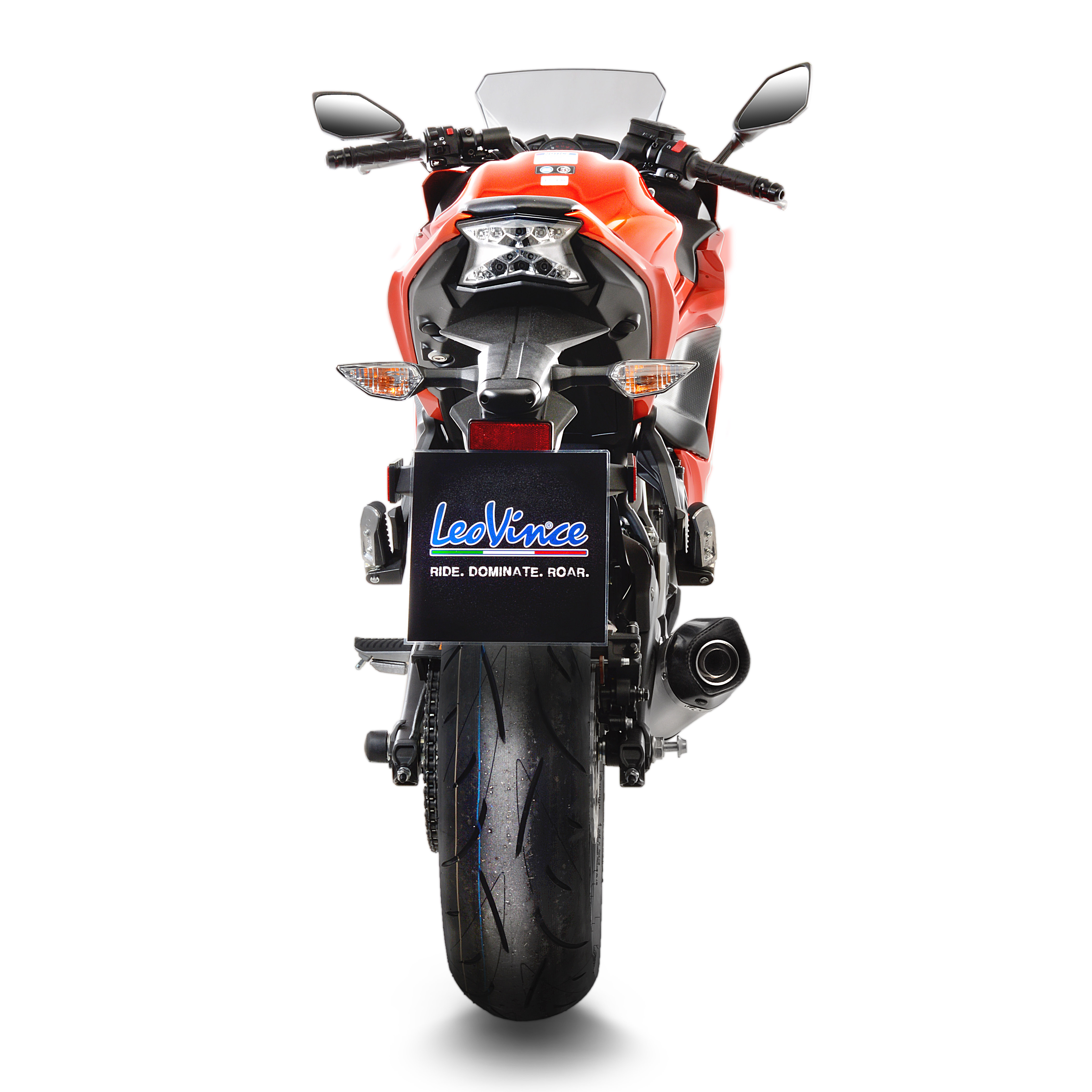 LeoVince Auspuffanlage SBK LV One Evo 2, Edelstahl, Komplettanlage für Z 650 / Ninja 650 (Bj.17-19)