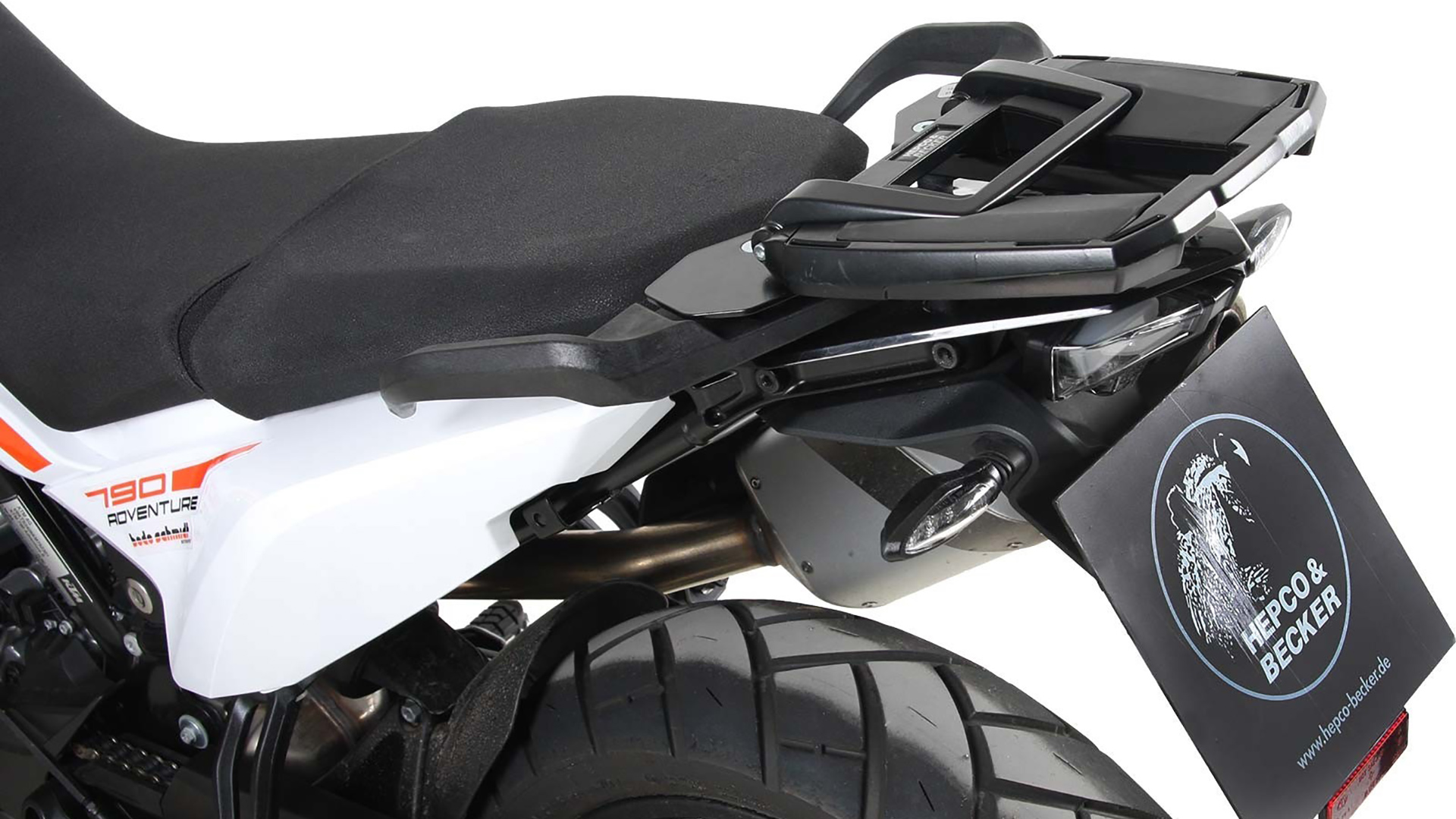 Easyrack Topcase-Träger für Originalgepäckbrücke KTM 890 Adventure (21-) Hepco & Becker