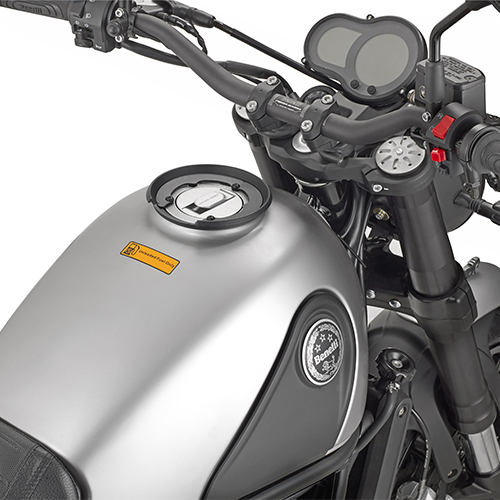 Tankbefestigung für TANKLOCK Tankrucksäcke für Benelli 502 C (Bj.19-) Givi