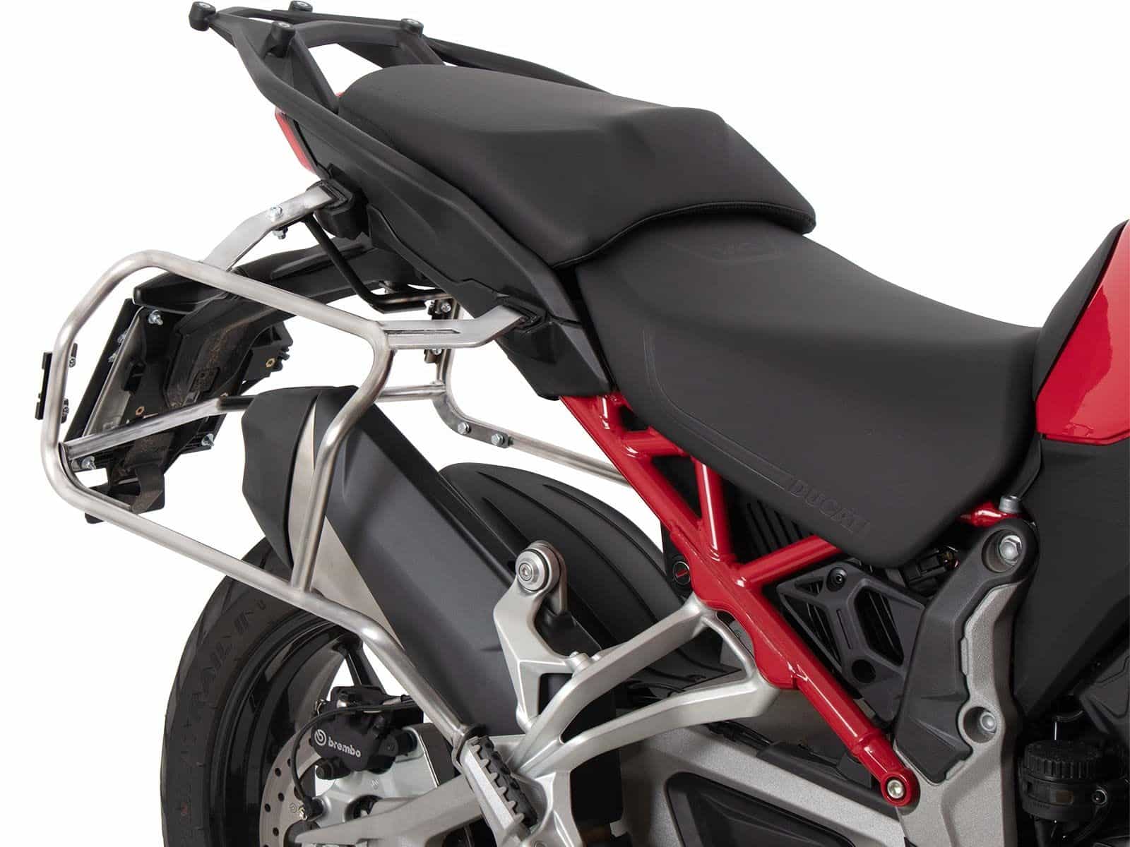 Seitenkofferträger Cutout Edelstahl für Ducati Multistrada V4 /S /Pikes Peak /Rally /RS (25-)