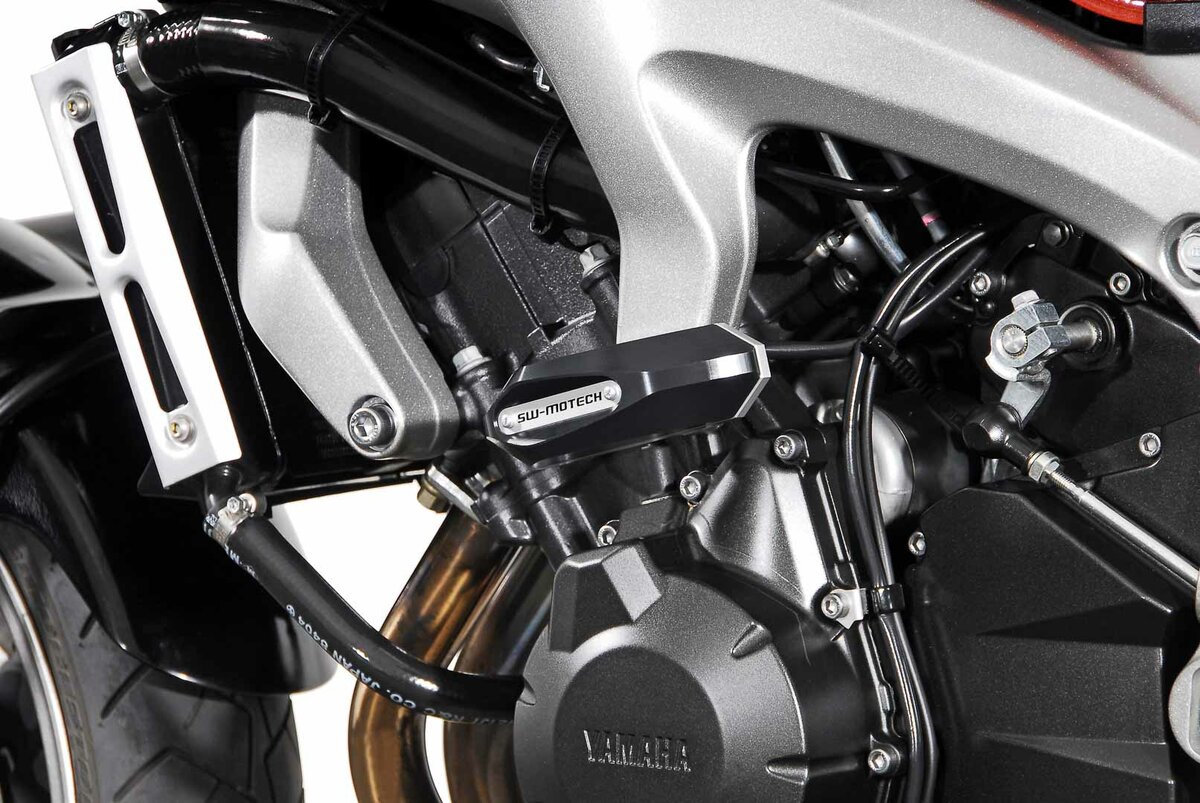 SW-Motech Sturzpad-Kit schwarz für Yamaha FZ1 /Fazer, FZ6 /Fazer