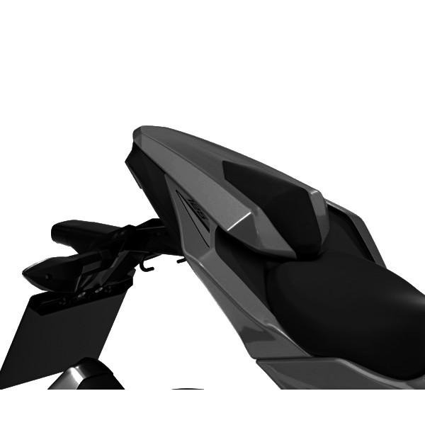 Soziussitzabdeckung "660 Metallic Spark Black" für Kawasaki Ninja /Z 125