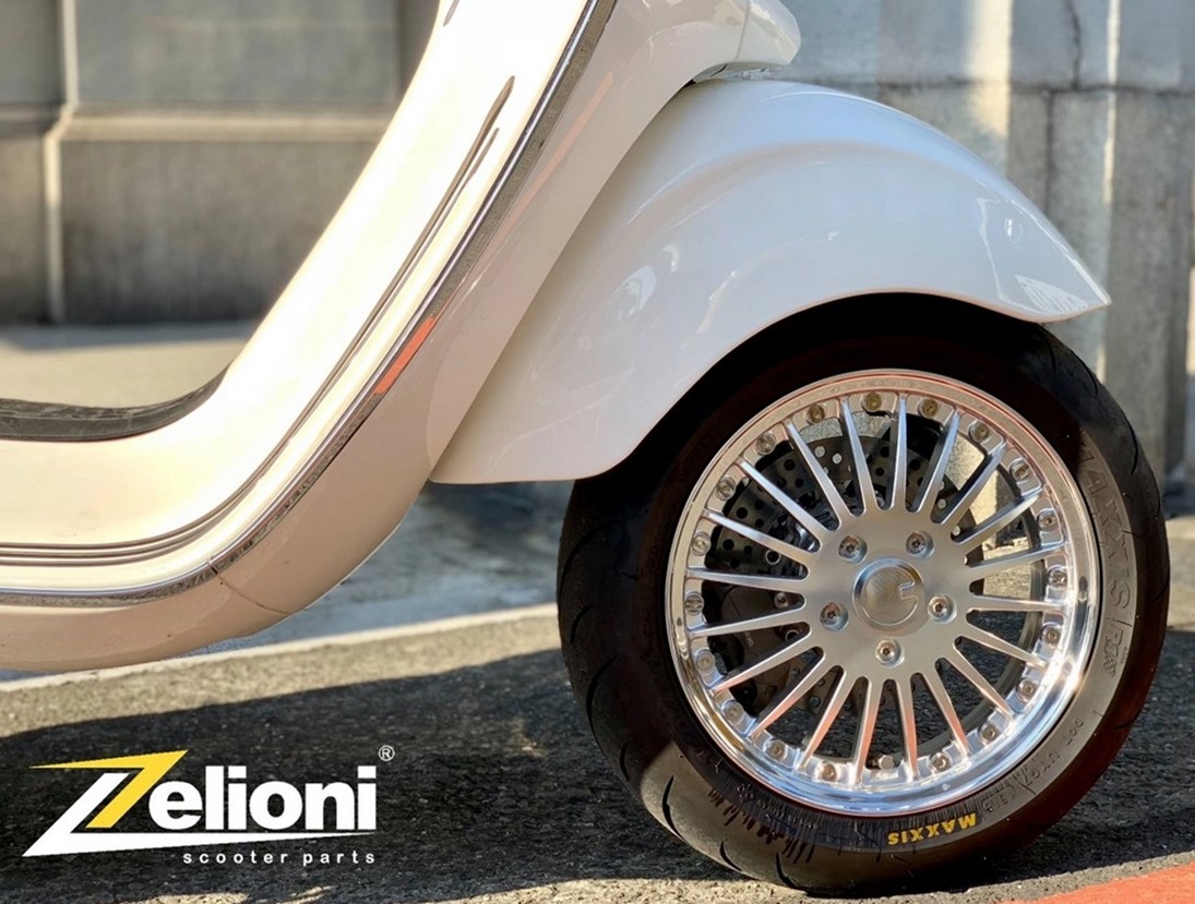 Felge Sport Classic vorne/hinten für Vespa GTS/​GTS Super/​GTV/​GT/​946 125-300ccm, silber