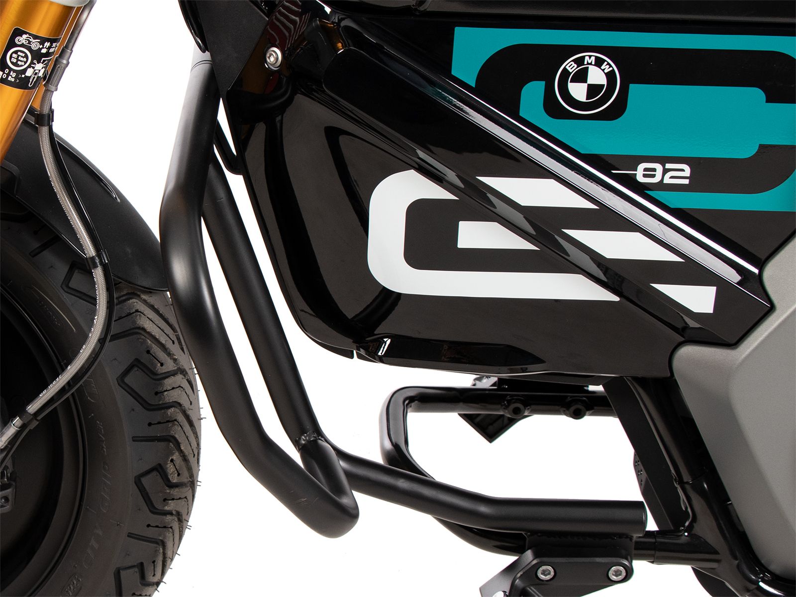 Motorschutzbügel schwarz für BMW CE 02 (23-) Hepco & Becker