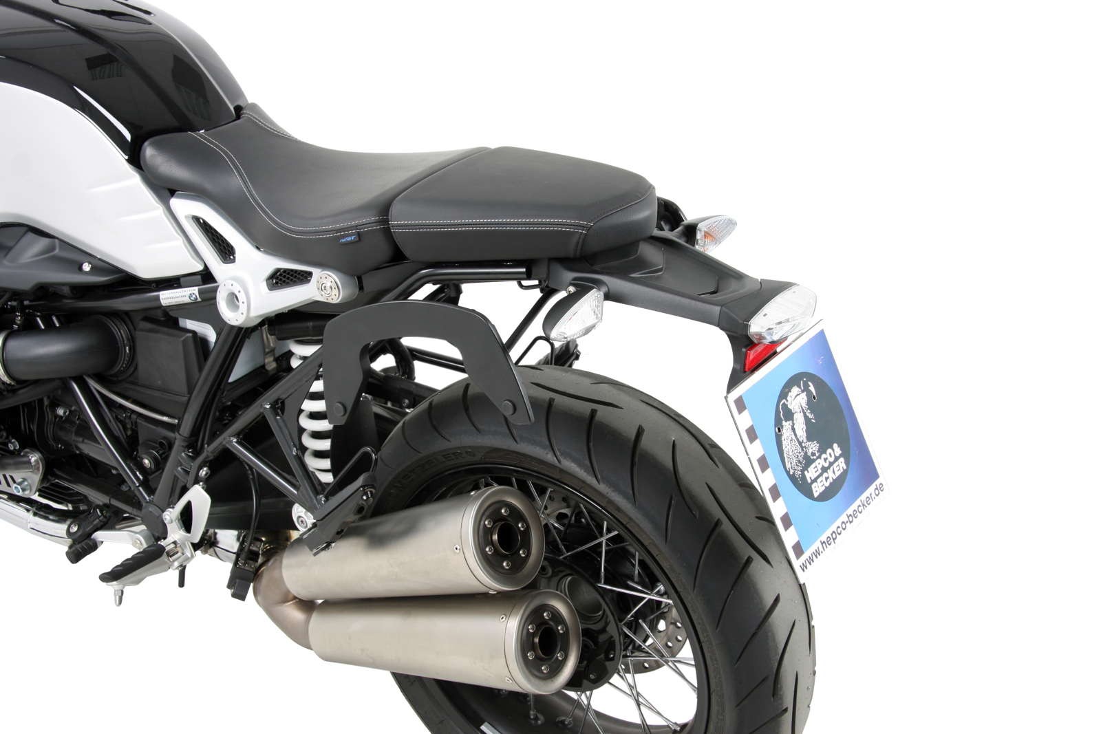 C-Bow Seitenträger schwarz für BMW R nineT (14-16) Hepco & Becker