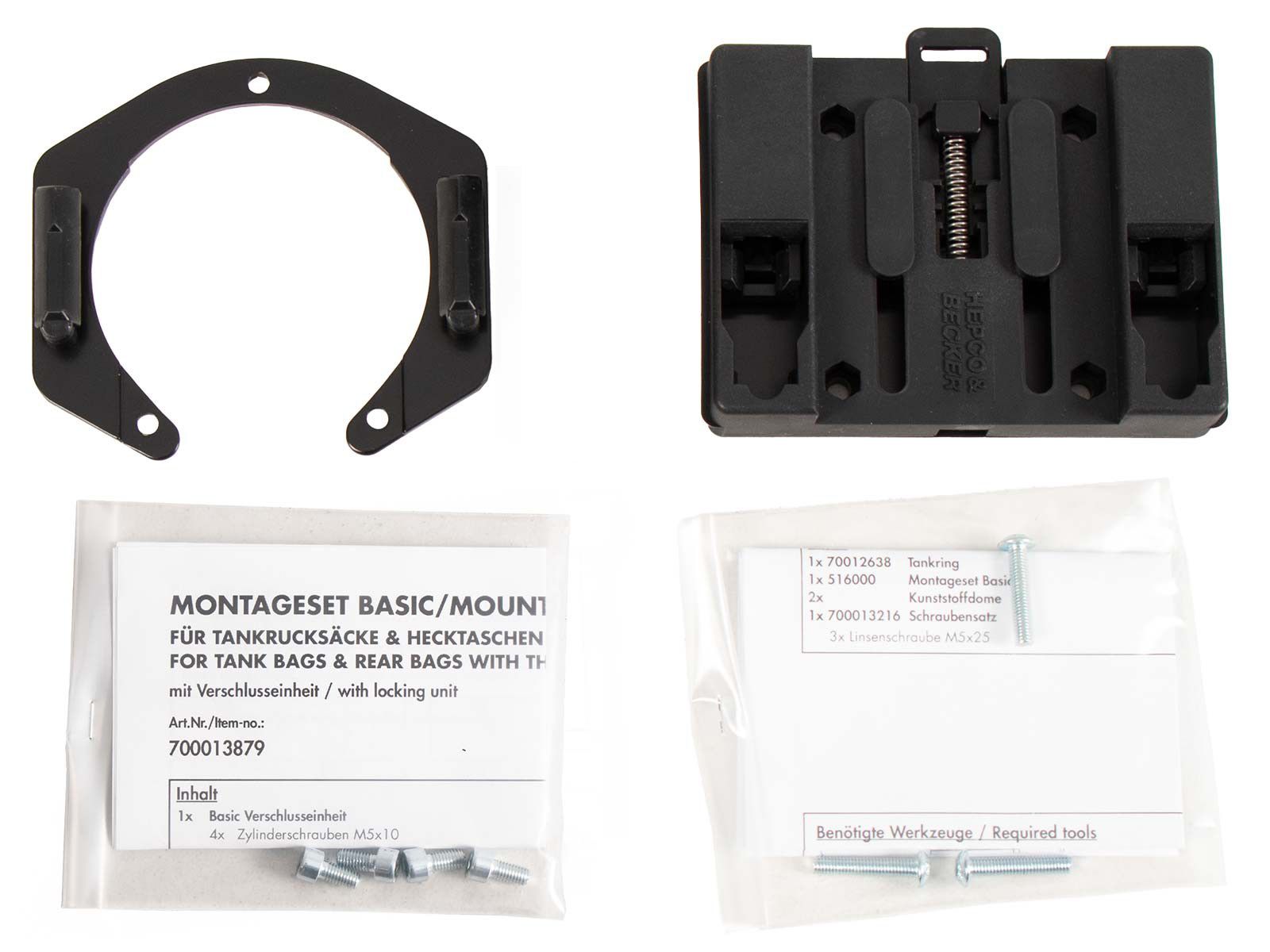 Tankring Basic inkl. Tankrucksackverschlusseinheit für BMW F 650 (93-96) Hepco & Becker
