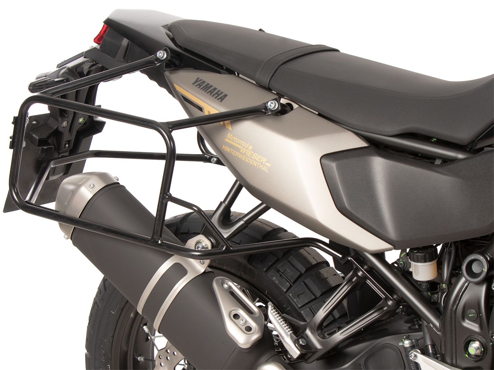 Seitenkofferträger festverschraubt schwarz für Yamaha Ténéré 700 (25-) Hepco & Becker