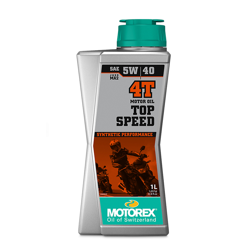 Motorex Motoröl 4-Takt, 1 l, SAE 5W-40, Top Speed Synthetic Performance, teilsynthetisch