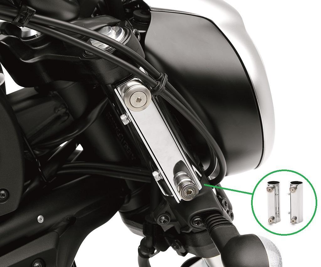 Windschild CAFE STYLE getönt Quick Release für Vulcan S (Bj.15-19) Original Kawasaki