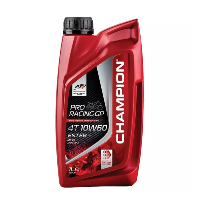 CHAMPION®  Proracing GP 4T 10W-60 ESTER + Vollsynthetisches Motoröl - 1 Liter