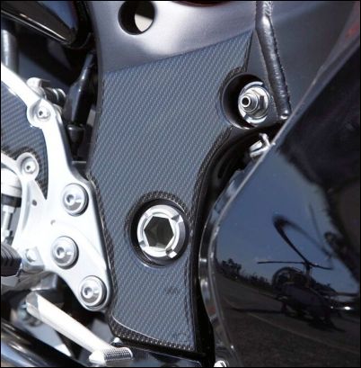 Rahmenschutz, Carbon Optik für Suzuki GSX1300R Hayabusa BJ. 2008-2012/ GSX1300R BJ. 2013-2017