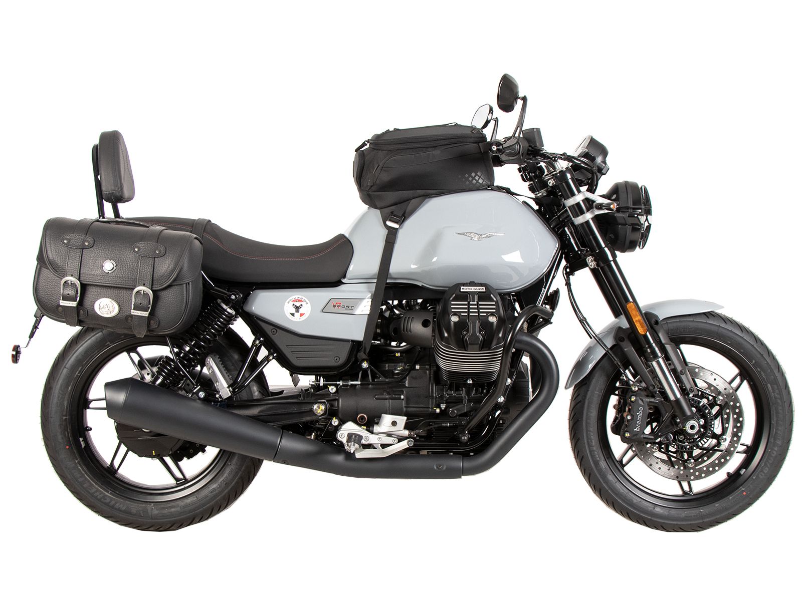 C-Bow Seitenträger schwarz für Moto Guzzi V7 850 Stone (25- ) Hepco & Becker