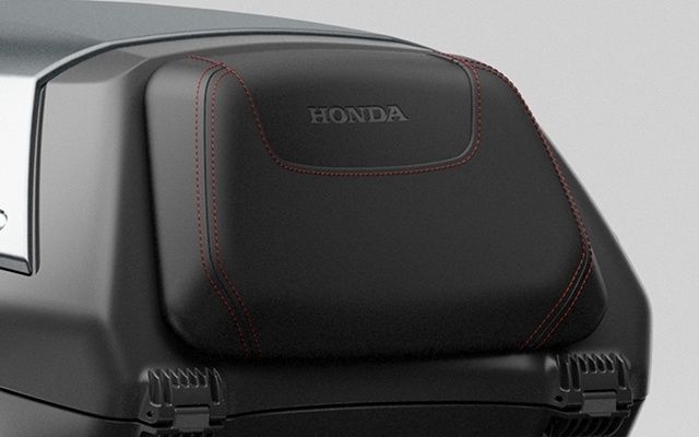 Rückenpolster schwarz / rot für 50 Liter Topcase Original Honda