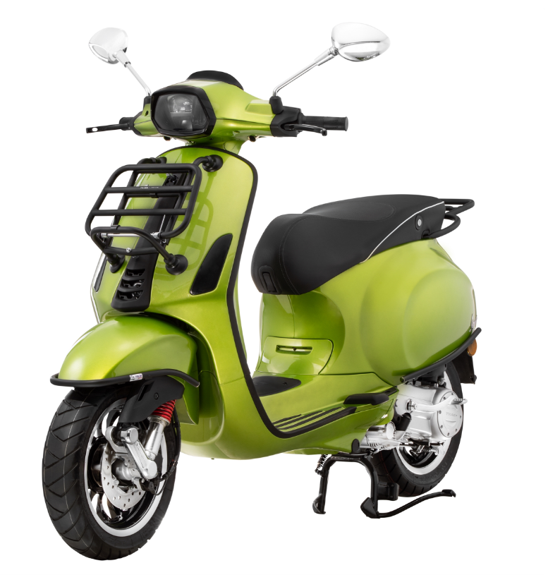 Stoßstange Kotflügel vorne für Vespa Primavera/​Sprint/Elettrica 50-150ccm, schwarz matt