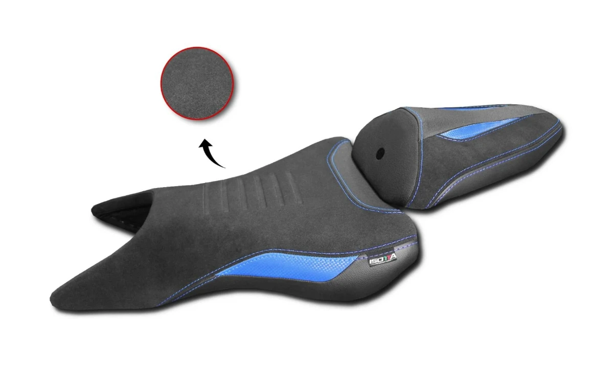 Isotta Sitzbank Komfort schwarz/blau für Yamaha MT-09 (24-)