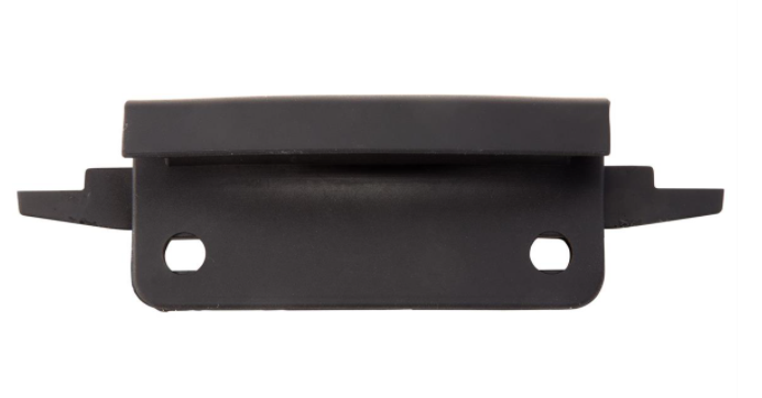 Verbindungsstück Monoschlitzrohr Beinschild schwarz matt für Vespa Primavera/​Sprint 50-150ccm