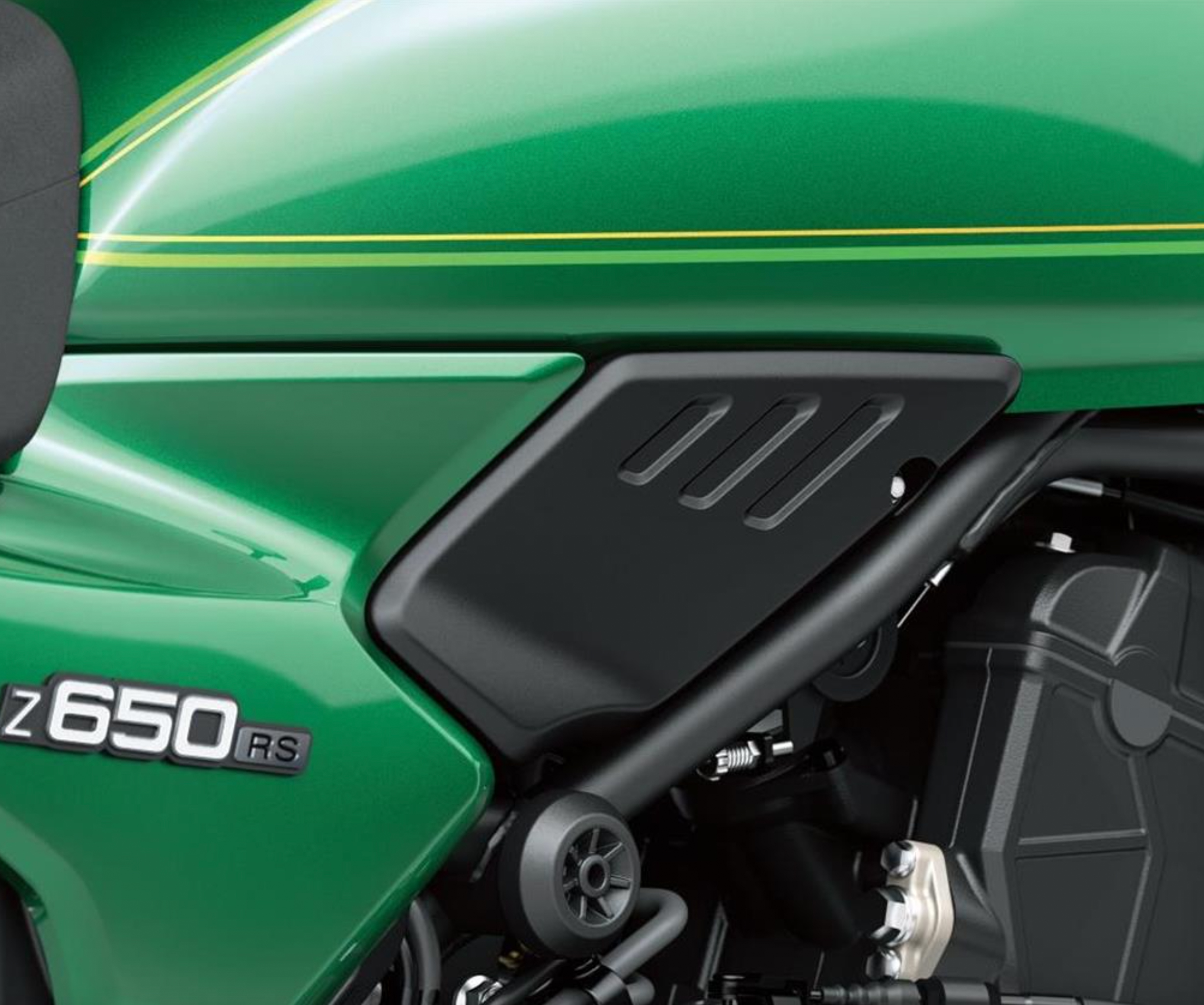 Kniepad-Set schwarz für Kawasaki für Z 650 RS 2022- original