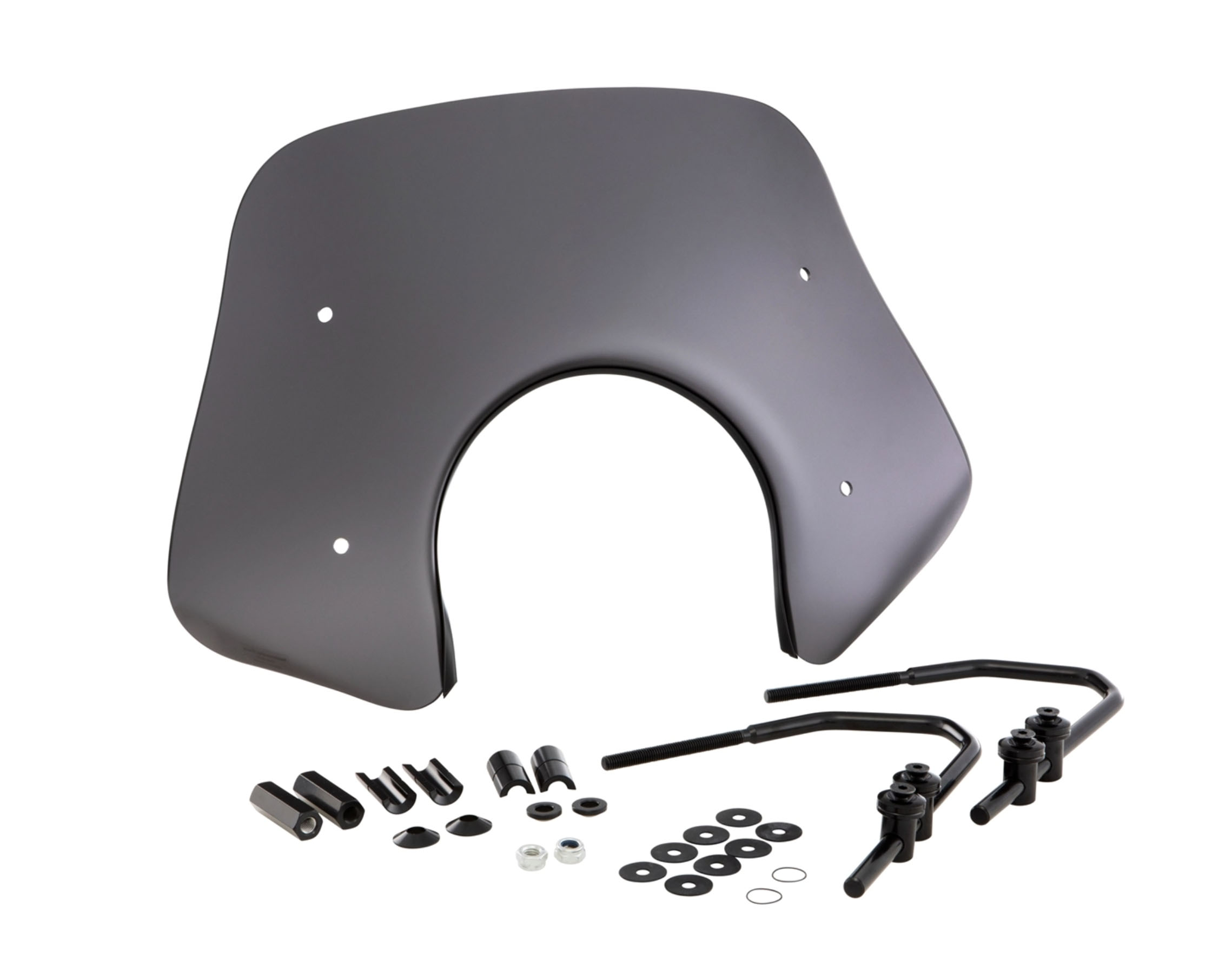 Flyscreen Piccolo für Vespa GTS/​GTS Super/​​GT/​GT L 125-300ccm, schwarz matt