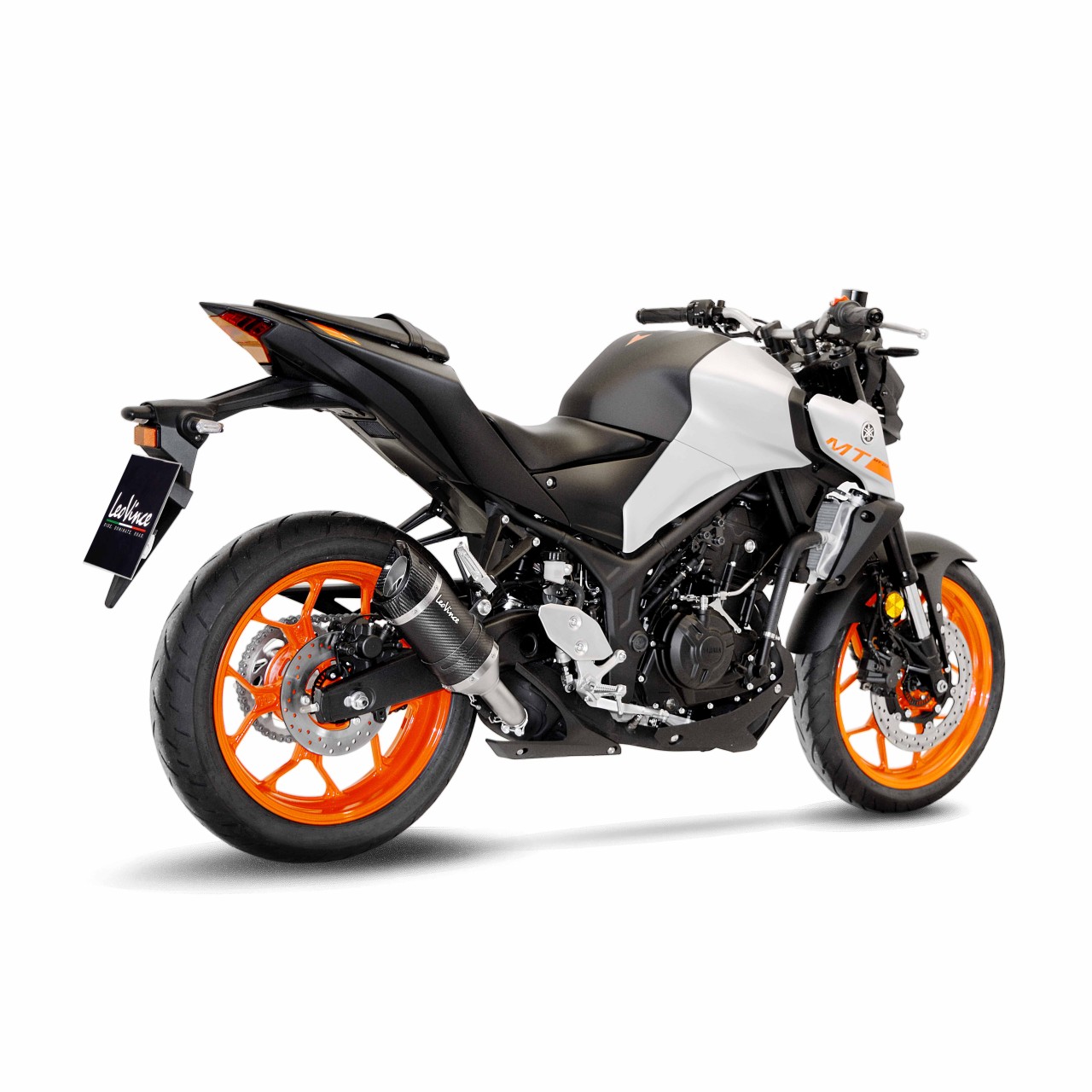 LeoVince Auspuffanlage LV Pro für Yamaha MT-03 /YZF-R3, Carbon, slip on, Euro4, E-Gutachten